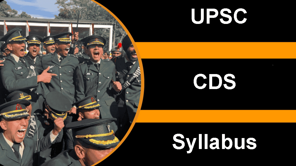 UPSC CDS Syllabus 2026